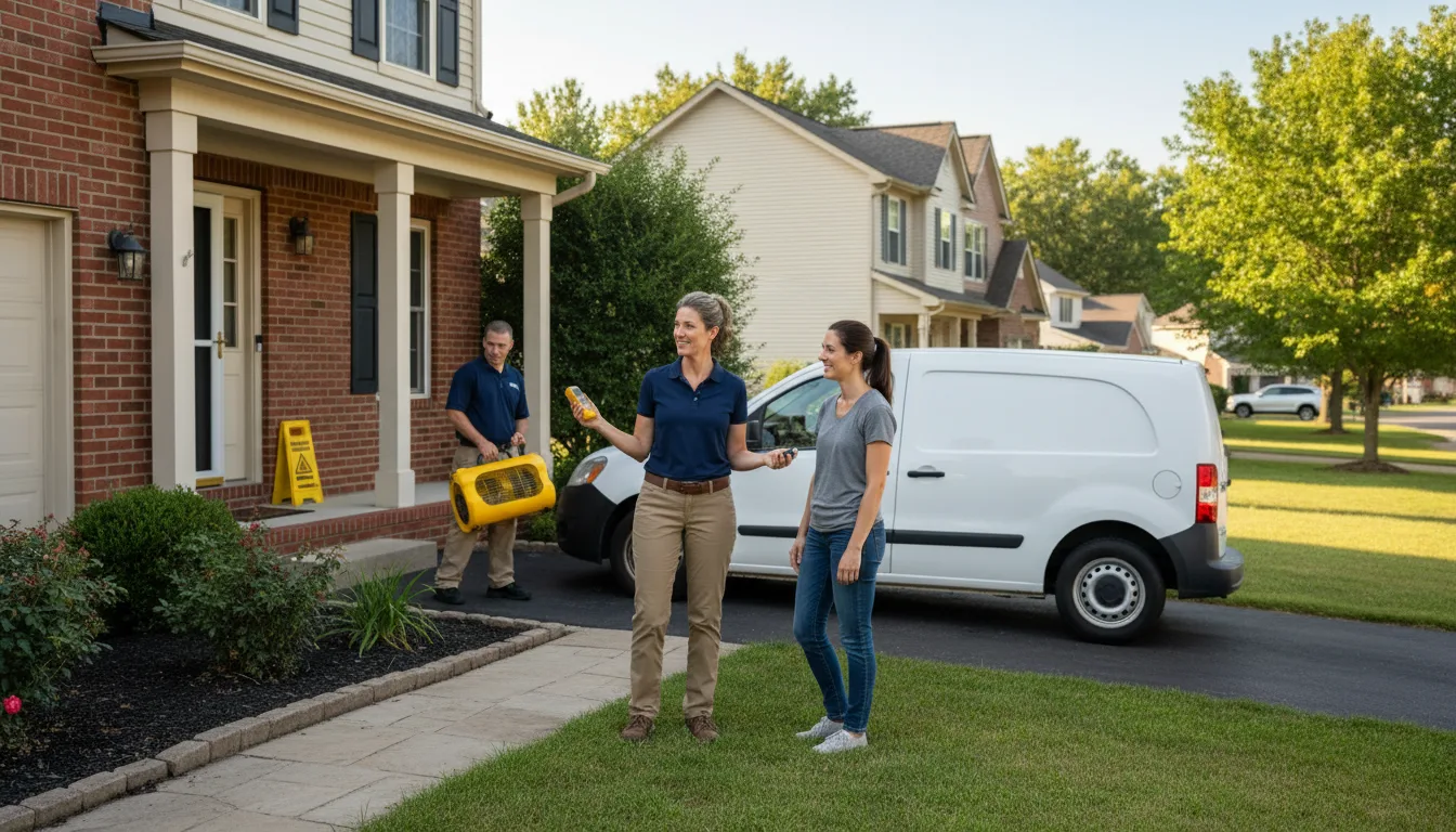 Residential water damage restoration in Shaker Heights, OH